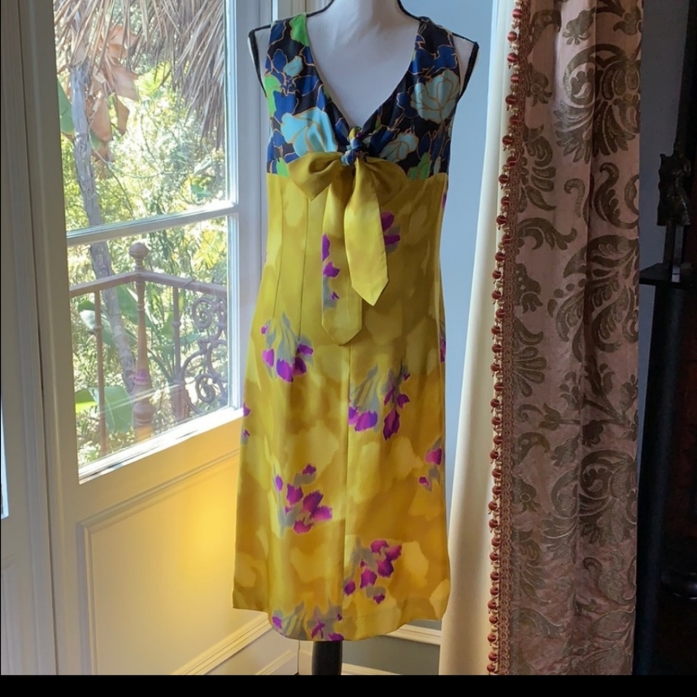 DRIES VAN NOTEN SILK FLORAL DREAS